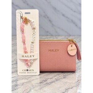 NEW! Personalized Haley Wristlet & Phone Bracelet Set